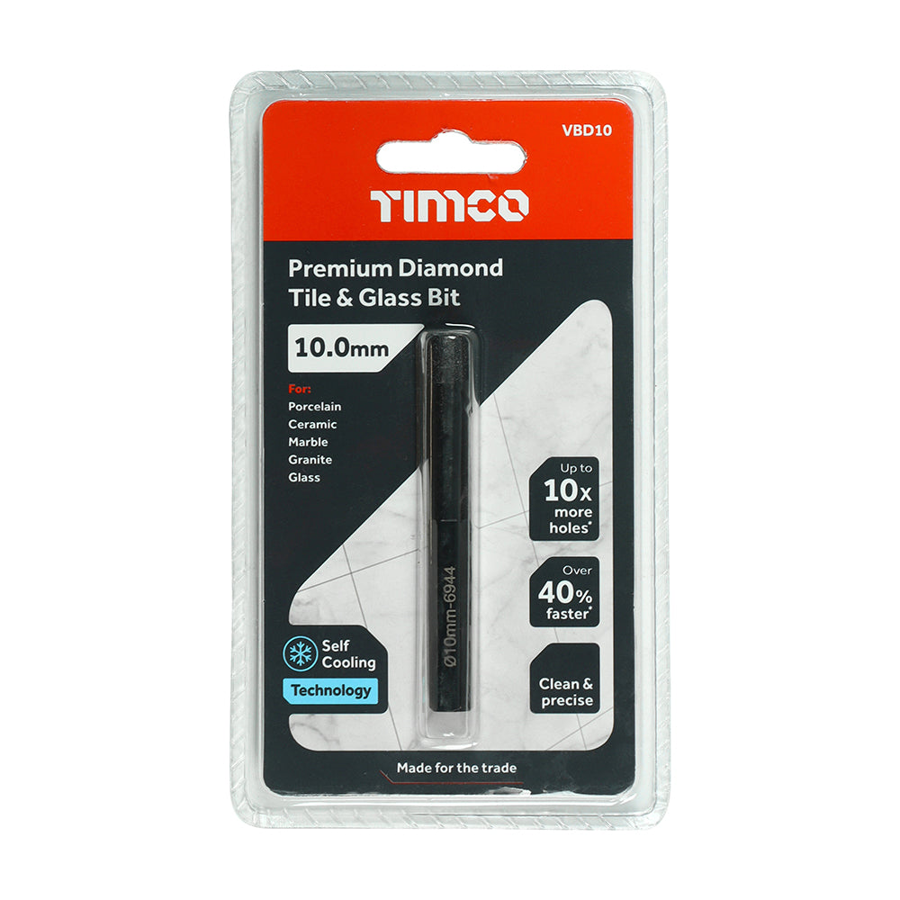 TIMCO Premium Diamond Tile & Glass Bit - 10.0mm - Image