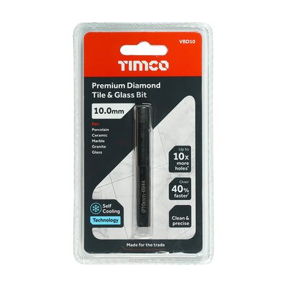 TIMCO Premium Diamond Tile & Glass Bit - 10.0mm - Image