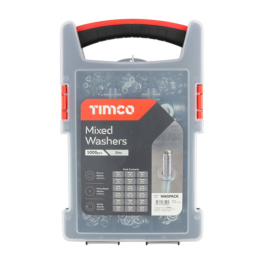 TIMCO Washers Mixed Grab Pack - 1000pcs - Image