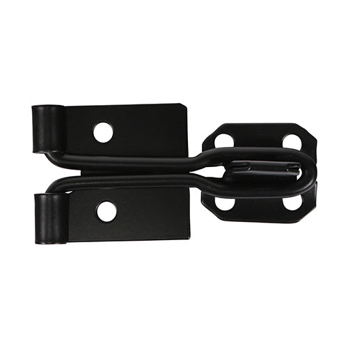 TIMCO Hasp & Staple Wire Pattern Black - 4" - Image