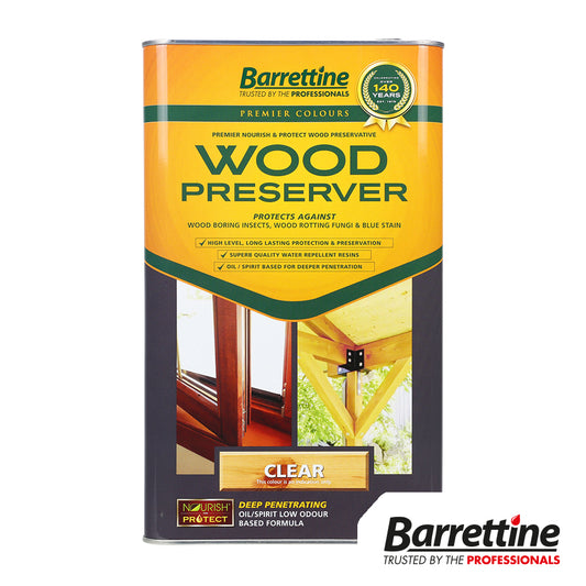 Barrettine Wood Preserver Clear 5L - Image