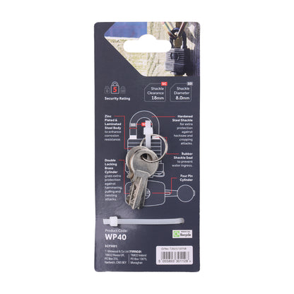 TIMCO Weatherproof Padlock - 40mm - Image