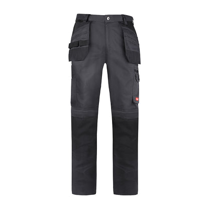 TIMCO Workman Trousers - Grey/Black - W32 L30 - Image