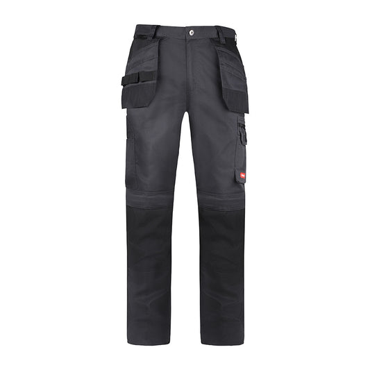 TIMCO Workman Trousers - Grey/Black - W32 L32 - Image