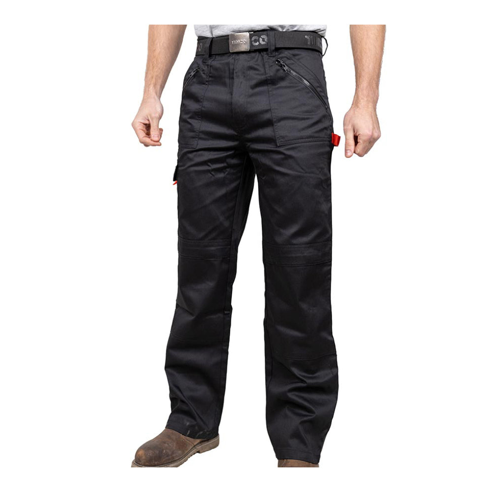 TIMCO Yardsman Trousers - Black - W34 L32 - Image