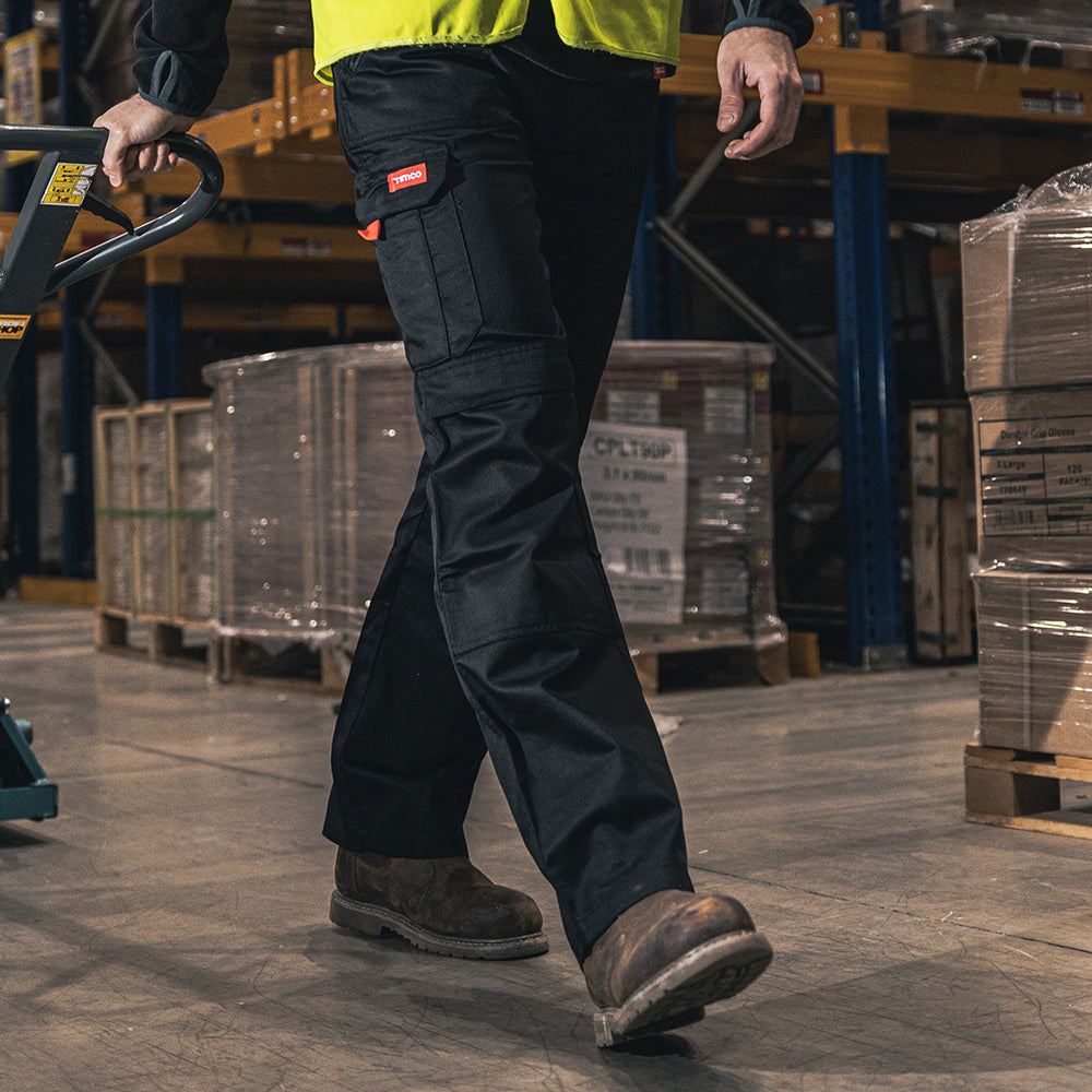 TIMCO Yardsman Trousers - Black - W34 L32 - Image