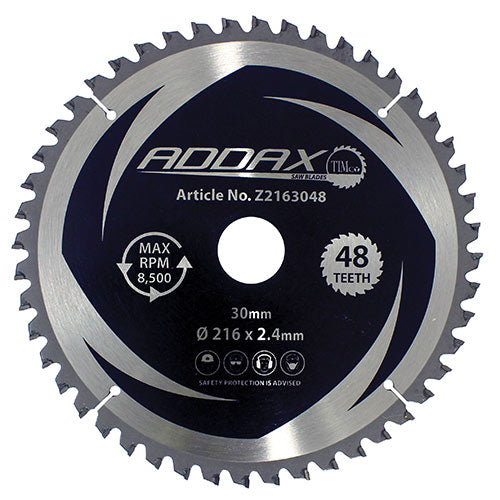 TIMCO 0° Mitre Saw Blade - 216 x 30 x 48T - Image