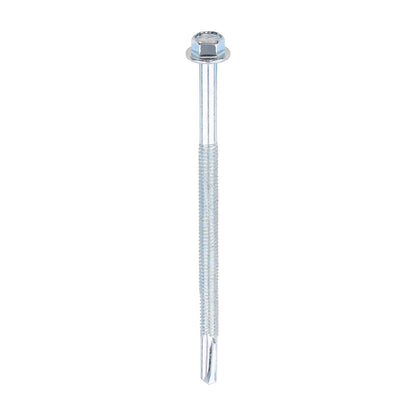 TIMCO Self-Drilling Heavy Section Silver Screws - 5.5 x 100 - Image
