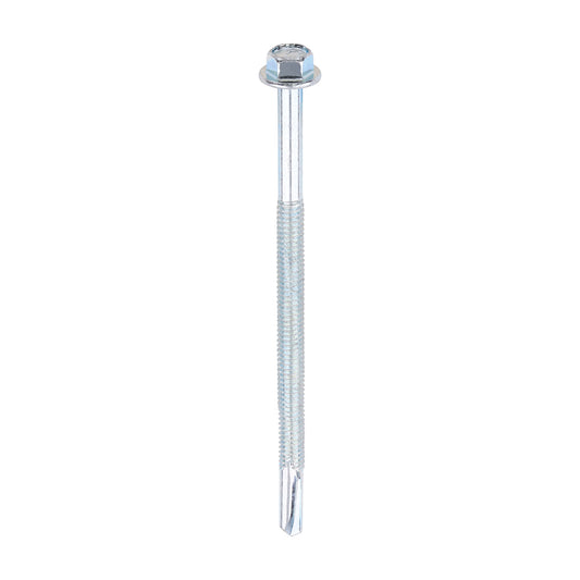 TIMCO Self-Drilling Heavy Section Silver Screws - 5.5 x 100 - Image