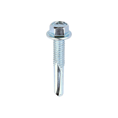 TIMCO Self-Drilling Heavy Section Silver Screws - 5.5 x 32 - Image