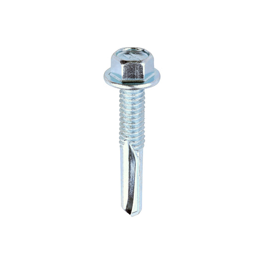 TIMCO Self-Drilling Heavy Section Silver Screws - 5.5 x 32 - Image