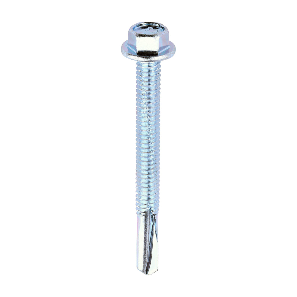 TIMCO Self-Drilling Heavy Section Silver Screws - 5.5 x 55 - Image