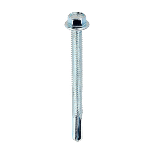 TIMCO Self-Drilling Heavy Section Silver Screws - 5.5 x 65 - Image