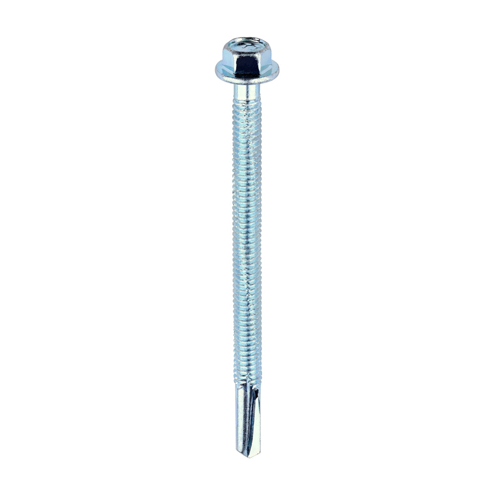 TIMCO Self-Drilling Heavy Section Silver Screws - 5.5 x 80 - Image