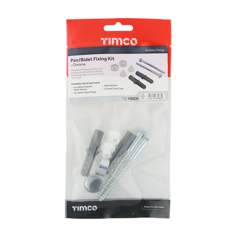 TIMCO Pan/Bidet Fixing Kit - Pan Kit - Image